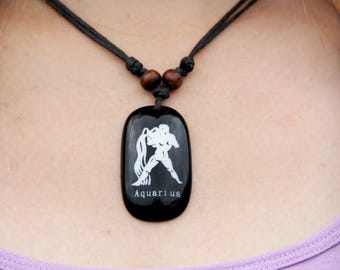 Choker Necklace mens Choker Charm Necklace Zodiac jewelry Zodiac Necklace Horoscope Necklace Cancer jewelry Zodiac Choker Horoscope jewelry