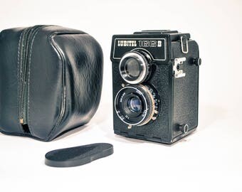 LUBITEL 166B LOMO Camera. 120 mm TLR Film Camera.