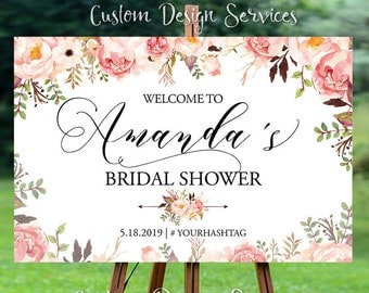 Bridal Shower sign, Bridal Shower Welcome Sign, Bridal Shower decoration, PRINTABLE Welcome sign, Bridal shower welcome sign - US_BS0106b