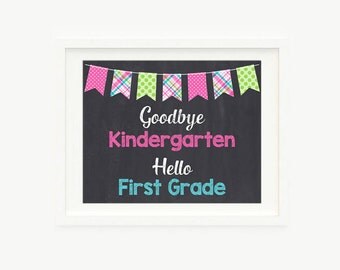 Goodbye kindergarten | Etsy