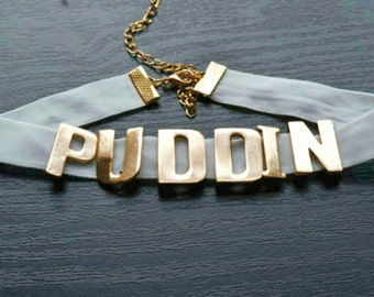 Suicide Squad Harley Quinn Puddin Cosplay Necklace