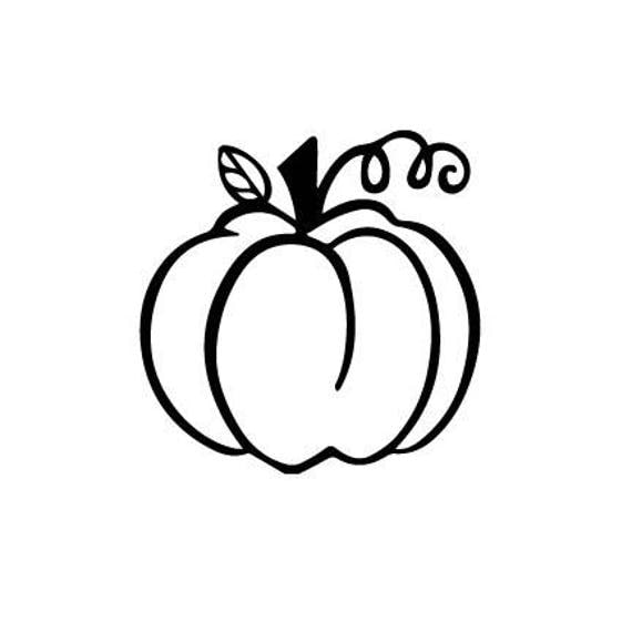 Download Halloween pumpkin logo outline laptop cup decal SVG Digital