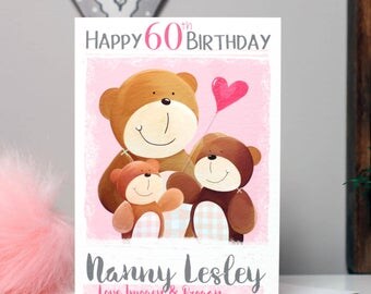 60th birthday card | Etsy