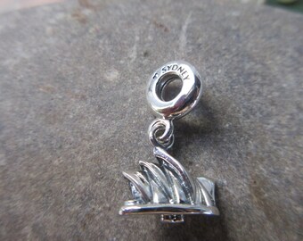 Authentic Pandora Sydney Australia Opera House Charm 791175 Free Velvet Pouch Bag