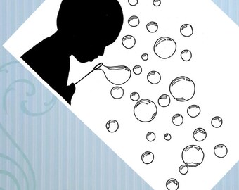 Blowing Bubbles Mood Tracker