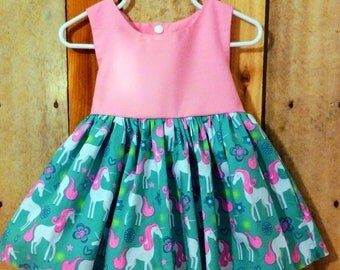 Unicorn dress,unicorn party dress,unicorn baby dress,unicorn birthday dress,first birthday dress,unicorn twirl dress,unicorn theme,birthday