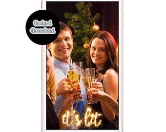 Instant Download - It's Lit Snapchat Filter Without Year, It's Lit Geofilter, It's Lit Birthday Snapchat Filter, Snapchat Geofilter