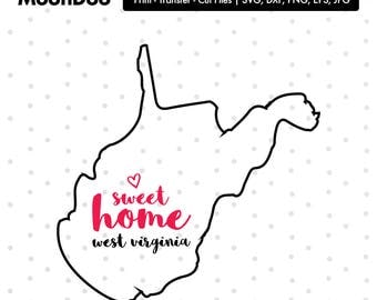 Free Free 253 West Virginia Home Svg SVG PNG EPS DXF File