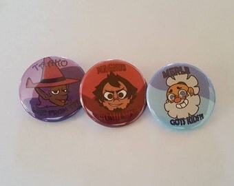 Adventure Zone 1.5" Buttons