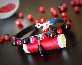 Collana Donna Swarovski Collana In Pelle Con Fibbia A Aragosta In Argento Sterling 925 - Spessore 2.5 Mm, Lunghezza Regolabile Collana Argent Sterling 2.5mm - Foto 10