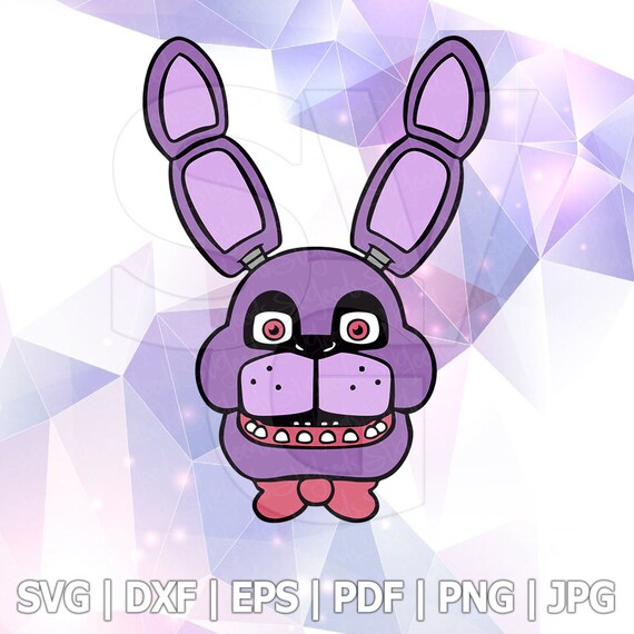 Download Five nights at Freddys FNAF Bonnie Characters Layered SVG DXF