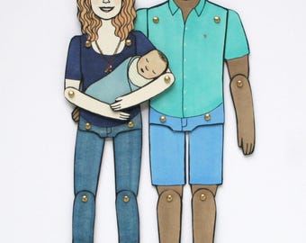 Newborn Baby (add to your custom paper doll order)