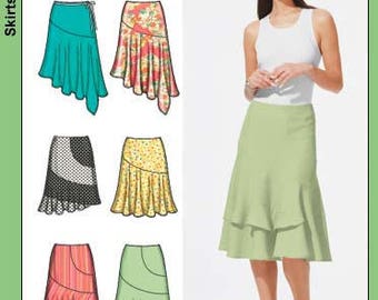 Asymmetrical skirt | Etsy