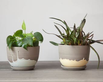 Plant pot - ceramic planter - ceramic plant pot - plant pot cover - stoneware plant pot - plant holder