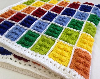 Lego Pattern, Crochet Lego Blanket, Lego Blanket Pattern, Crochet Pattern, Lego Theme Pattern, Baby Blanket Pattern, Crochet Blanket Pattern