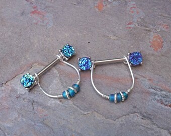 Druzy Nipple Ring Nipple Piercing