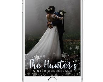 Winter Wonderland Wedding Geofilter Party Snapchat Filter Winter Wonderland Wedding Geofilter Party Snapchat Filter
