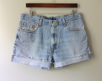 RARE Levi's 509 High Waist Shorts Vintage Levis Cut Off