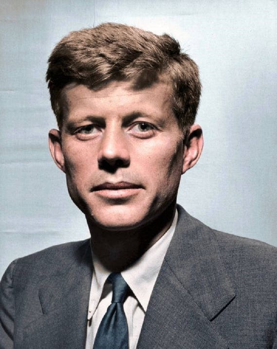 John F. Kennedy Seen Here In 1947 During His Time As A