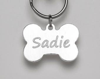 Custom Engraved Pet Tag - Custom Pet Tags - Engraved Dog Tag - Dog ID Tag - Bone-shaped Dog Tag - Pet ID Tags - Dog Collar Tag - I.D. Tags