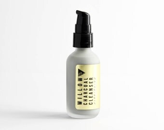 WILLOW CHARCOAL CLEANSER // Non-Drying Foaming Face Wash // All-Natural // No sls or Parabens