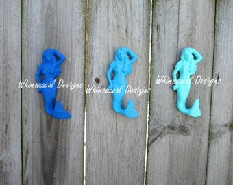 Cast Iron Mermaid Decor Set of 3 Mermaid Wall Hook Wall Cast Iron Mermaid Decor Set of 3 Mermaid Wall Hook Wall