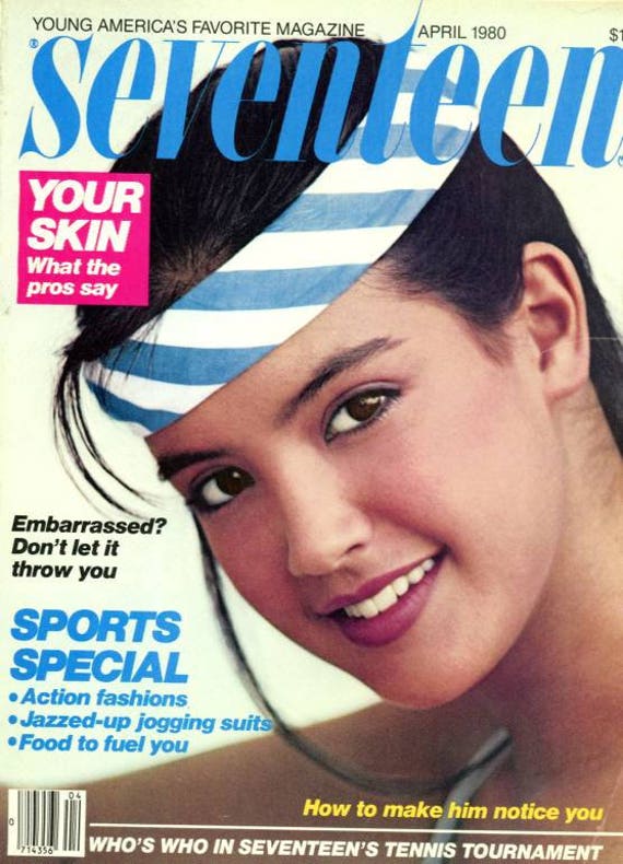 Seventeen Magazine 1980 17 Year Old Phoebe Cates Cover And