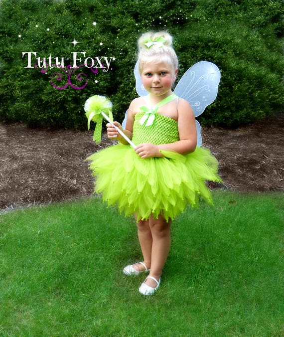 Tinkerbell costume Tinker bell costume Fairy Tutu Dress