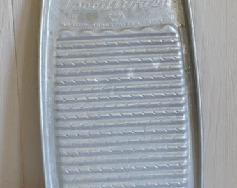 Morton Speedwash Vintage Washing Board, Chicago, IL. Farmhouse Decor, Shabby Chic, Rustic, Photo Prop