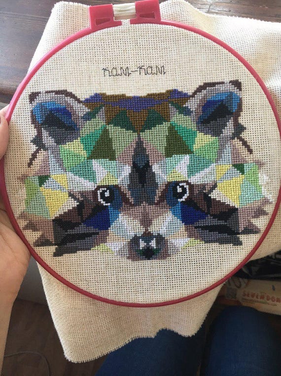 SALE modern cross stitch pattern geometric patterns Animals