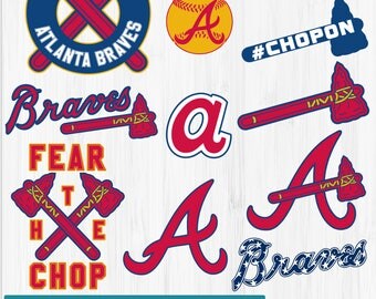 INSTANT DOWNLOAD_Atlanta Braves SVG, Atlanta Baseball Clipart, Atlanta Braves DXF, Baseball Clipart, Braves Clipart