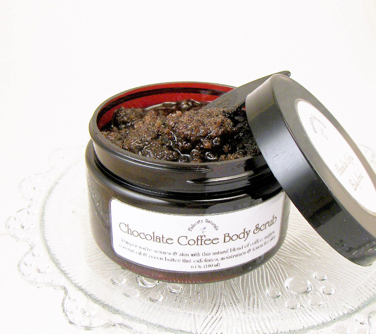 Chocolate Coffee body scrub organic exfoliating scrub cocoa