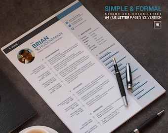 professional resume template instant download cv template word professional cv design creative - Download Resume Templates Word professional resume template instant download cv template word professional cv design creative - Download Resume Templates Word
