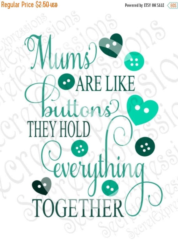 Download Mum's Are Like Buttons Svg Mum Svg Mothers Day Svg