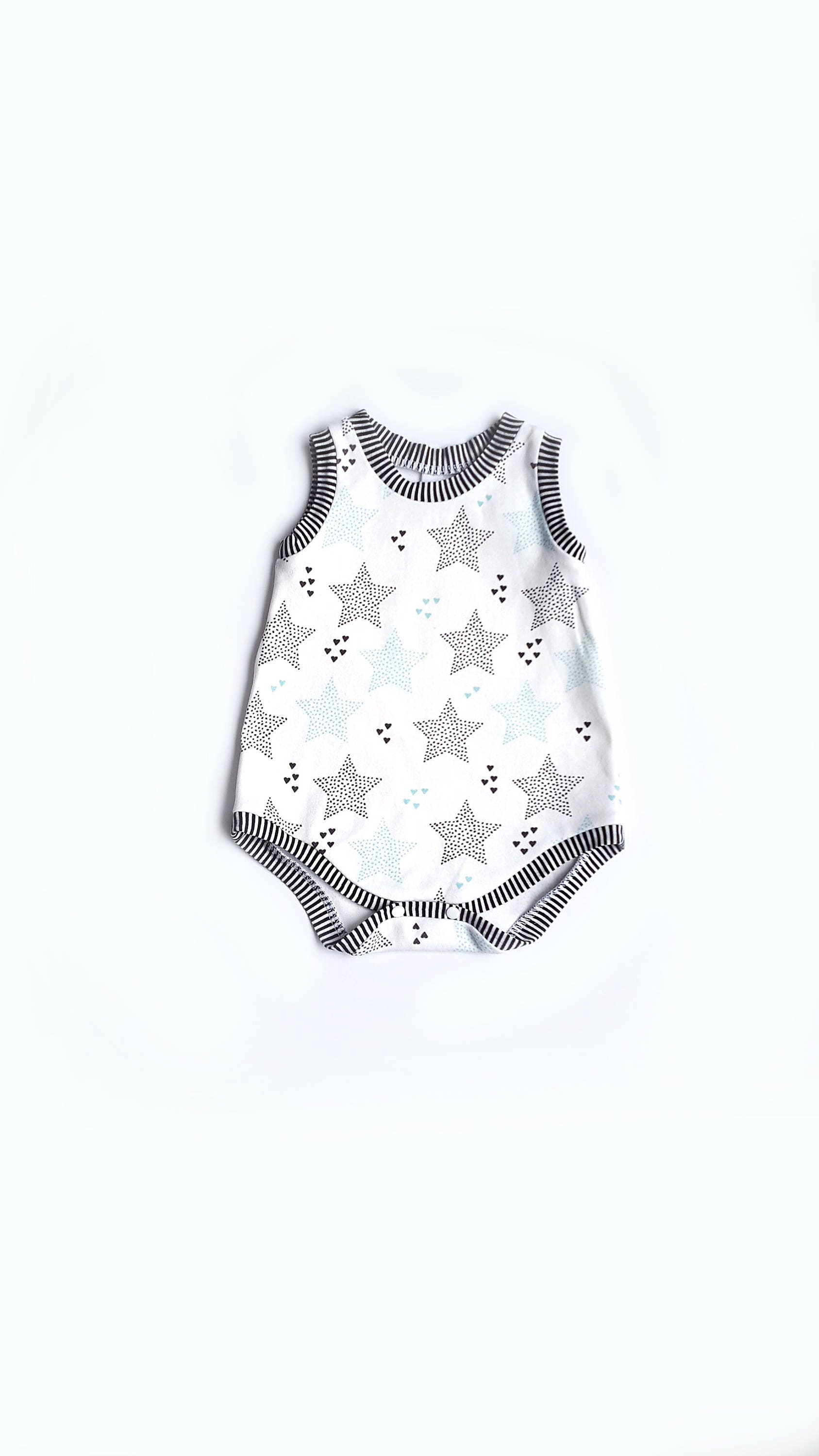 Stars Tank Romper Baby Boy Toddler Boy Size 03 mos