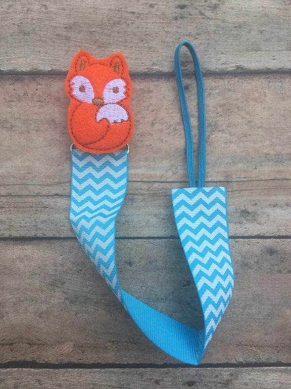 Fox Pacifier Clip Pacifier Holder Pacifier Clip Boy
