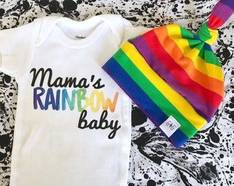 Rainbow Baby Hat, Knot Hat, Newborn Hat, Infant Hat, Personalized Hat, Rainbow Baby, Baby Knot Hat, Rainbow Baby Outfit, Rainbow Baby Onesie