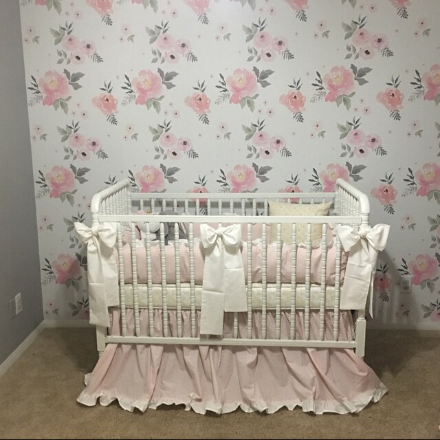 Twin Crib Bedding Set 100 Washed Cotton Crib Bedding for