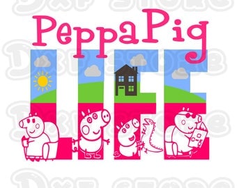 Daddy Pig ,peppa pig , daddy pig, mummy pig ,george pig SVG,EPS,PNG,Studio for use with your Silhouette Studio Software