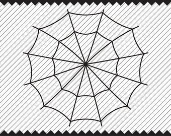 Spider Web Clipart - Spider Web SVG - Cricut file - Iron on Transfer - Cricut - Vinyl Cutting - Laser Cutting and Engraving - Quality Print