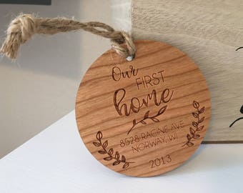Housewarming Gift | Our First Home Ornament | Our First Home Christmas Ornament | New Home Ornament | New Homeowner Gift | Custom Ornaments
