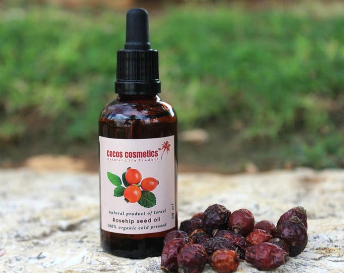Rosehip seed oil - 100% organic and pure cold pressed unrefined