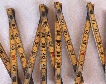 Vintage Carpenter’s Rule, Ruler Lufkin Extension Rule