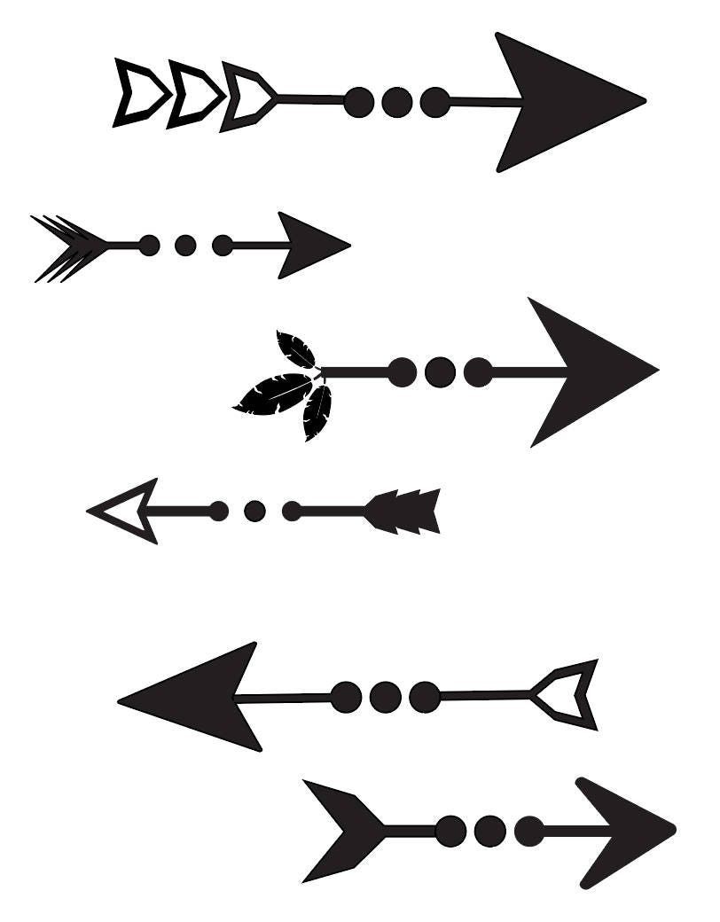 Download arrow SVG pretty arrow SVG arrow feathers SVG arrow set
