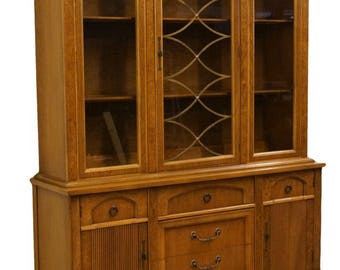 High End Tuscan Italian Provincial 57 China Cabinet High End Tuscan Italian Provincial 57 China Cabinet