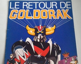Vintage 1980 LP record Le retour de GOLDORAK Canadian Edition (Grendizer Noam)