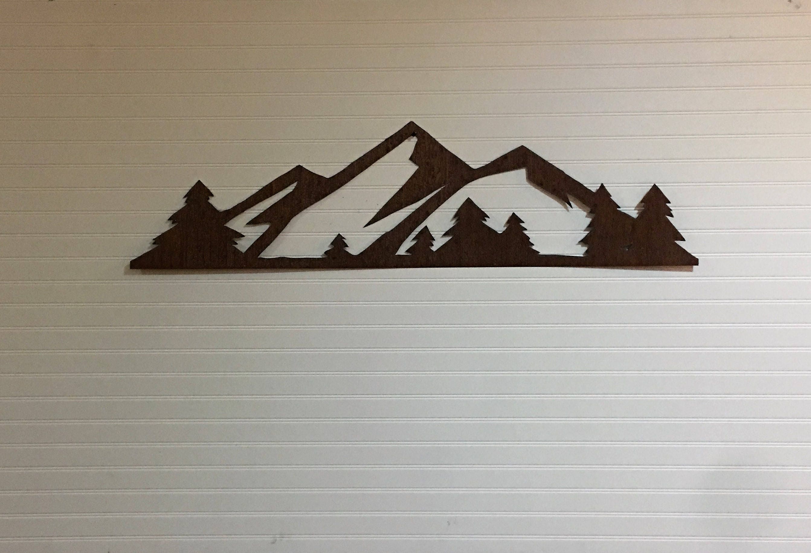 3 ft. Rocky Mountain National Park. Metal Wall Art. Estes Park Colorado