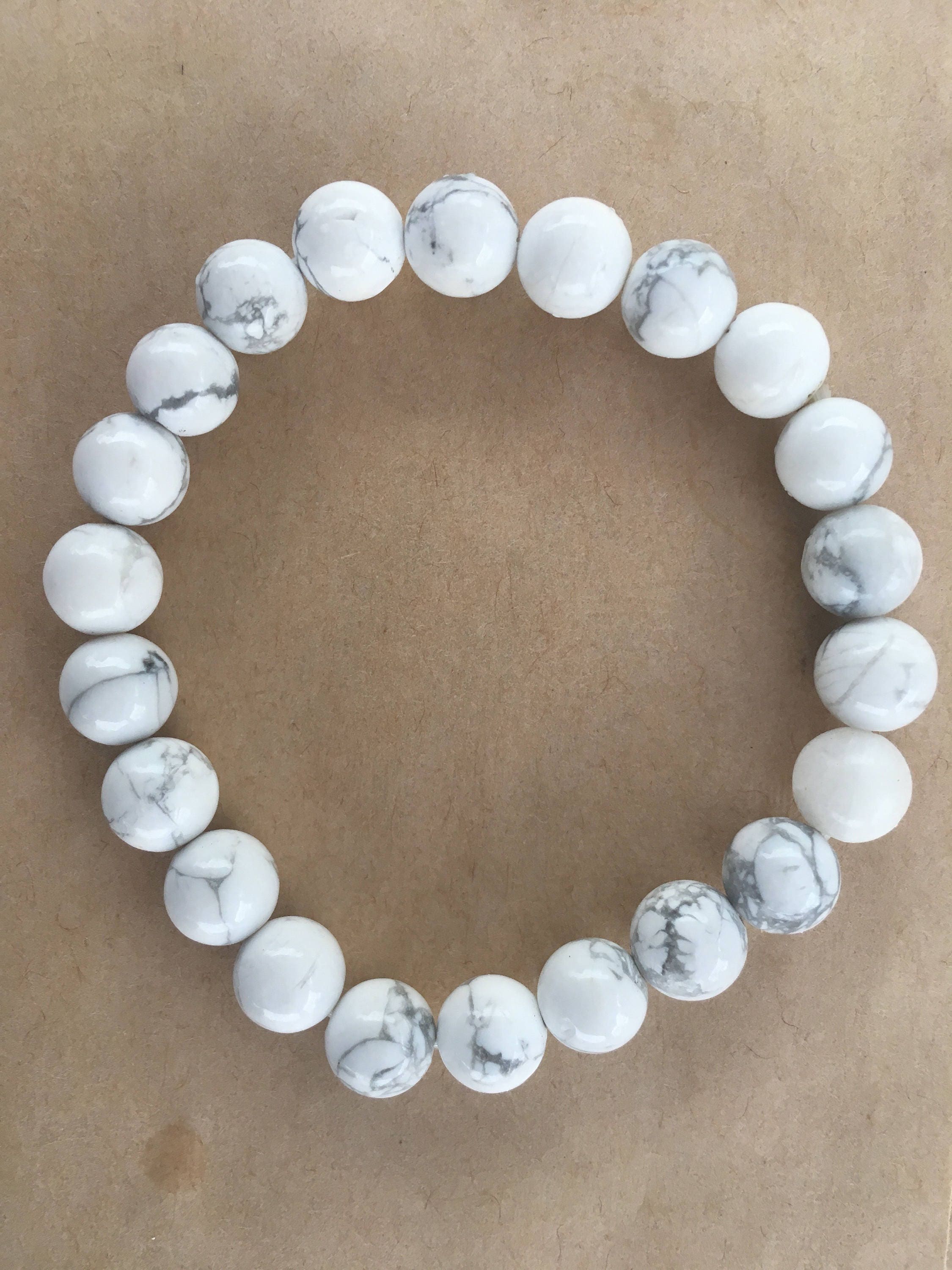 Howlite Bracelet Trendy Handmade