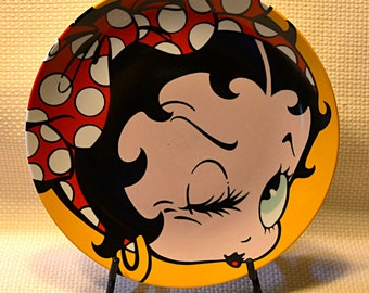 Betty Boop Limited Edition Collectors Plate, Boop Oop A Doop Betty Boop Plate #5000/5000.