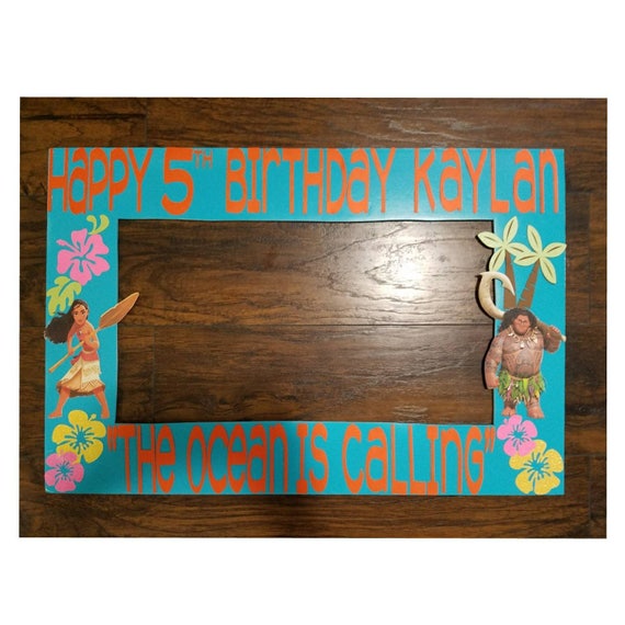 Moana Photo Booth Frame